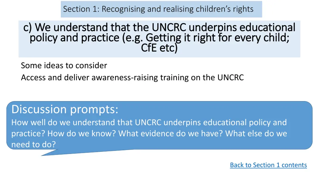 section 1 recognising and realising children 3