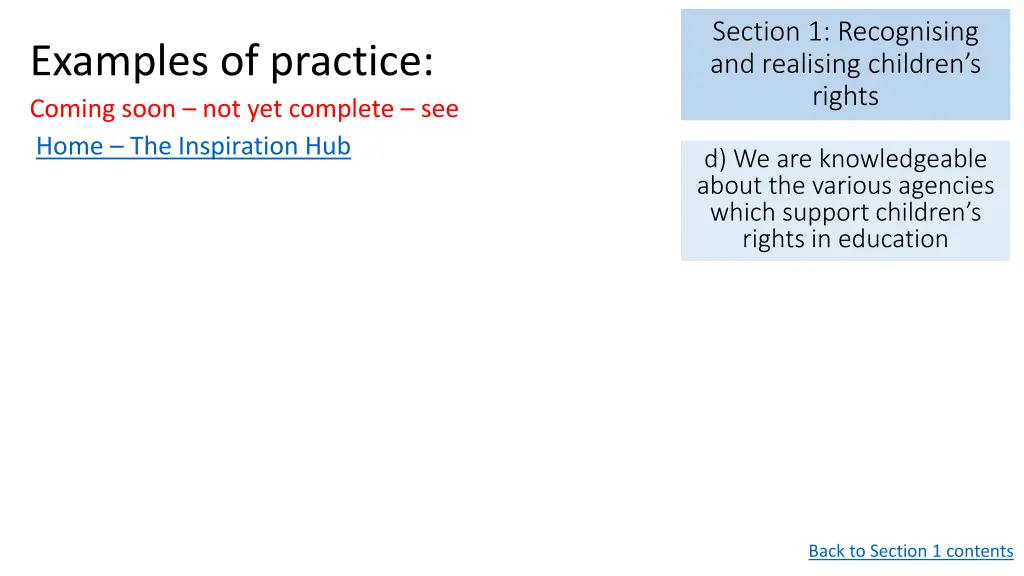 section 1 recognising and realising children 7