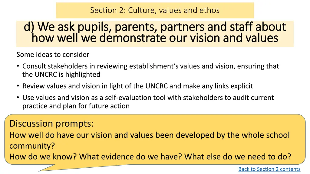 section 2 culture values and ethos 3