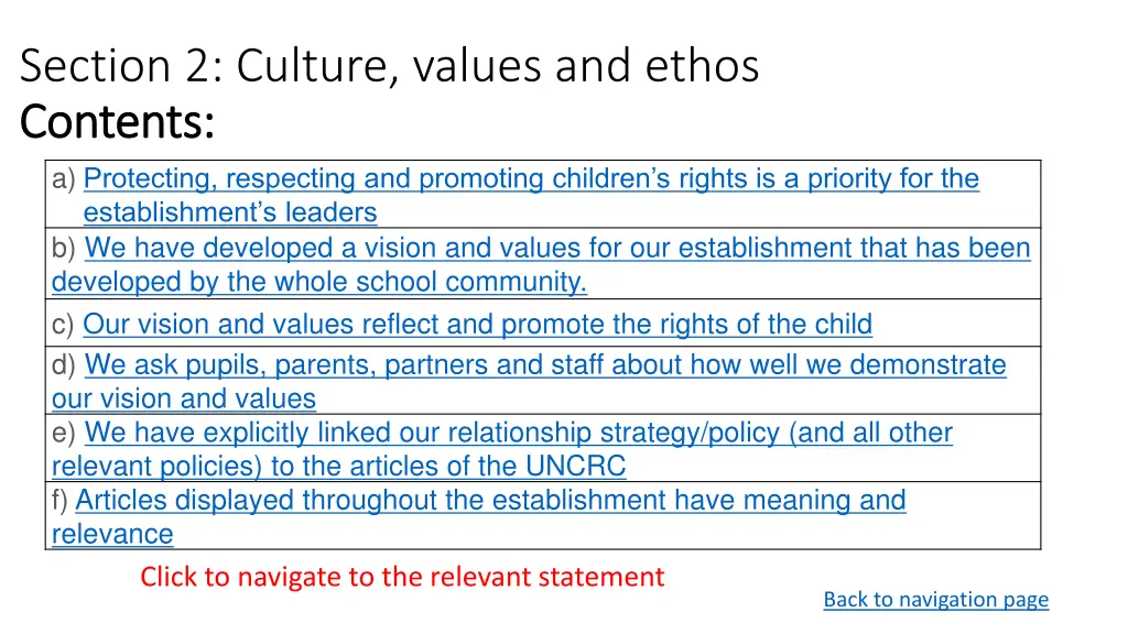 section 2 culture values and ethos contents