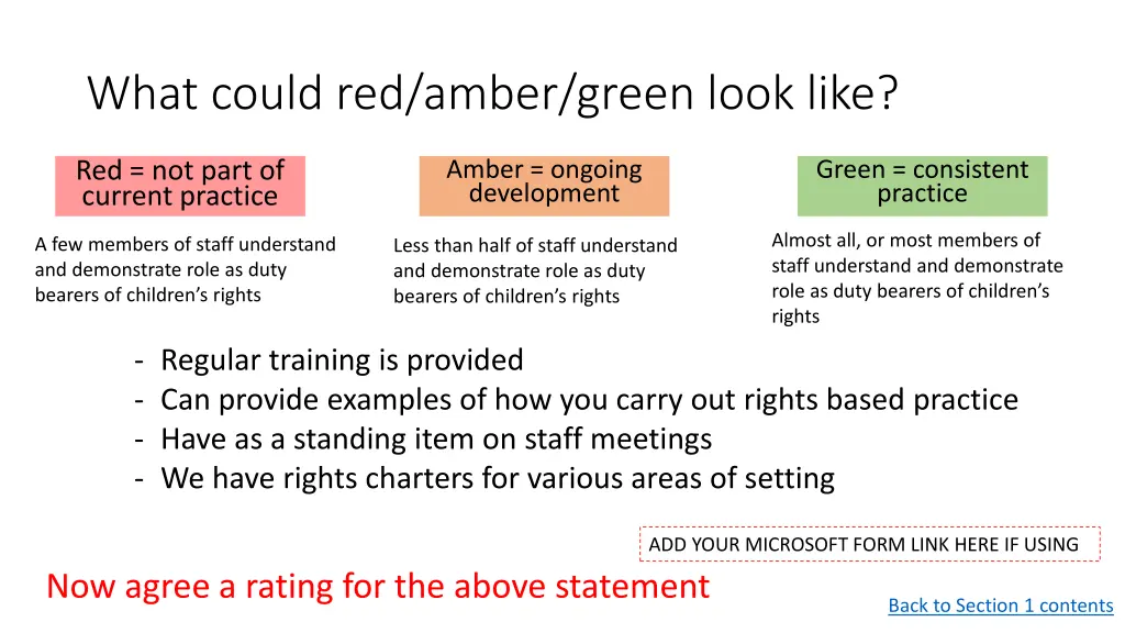 what could red amber green look like 4