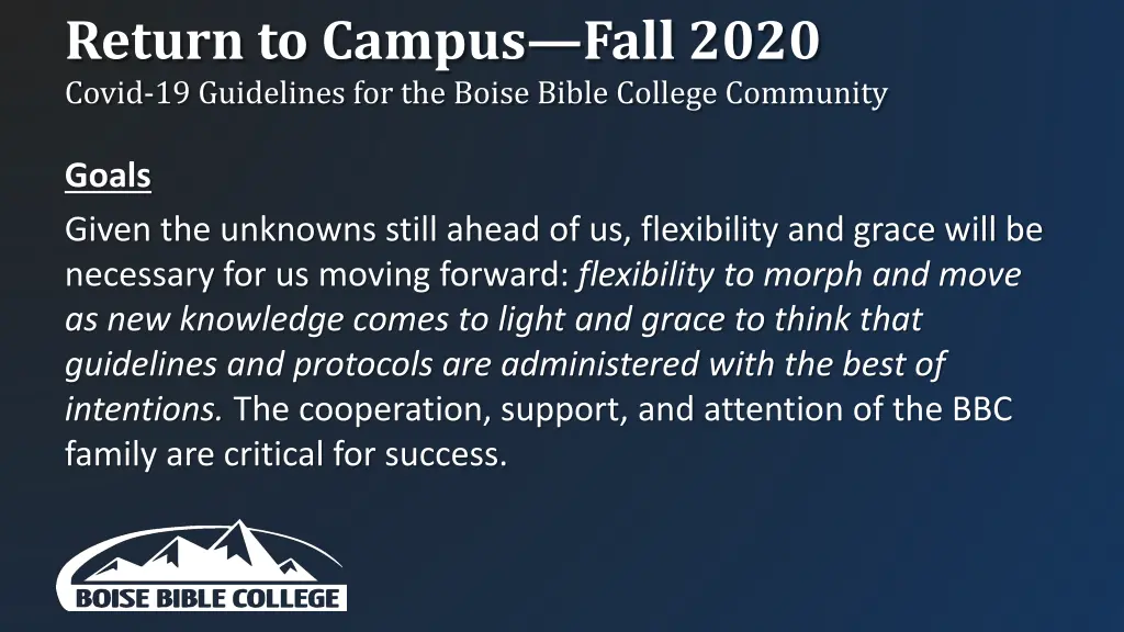 return to campus fall 2020 covid 19 guidelines 1