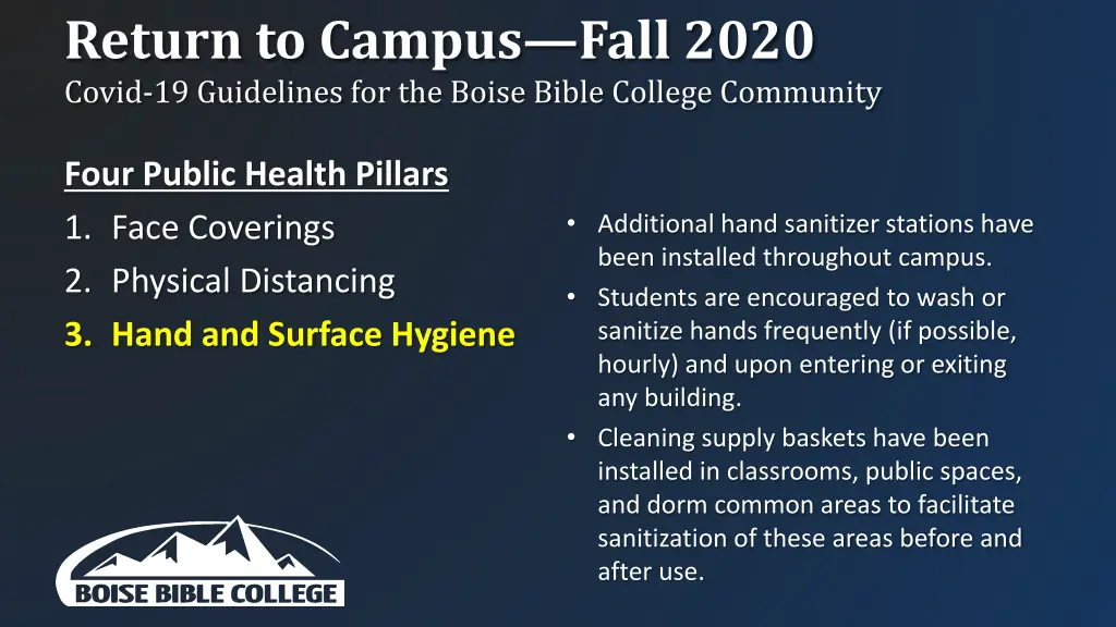 return to campus fall 2020 covid 19 guidelines 4