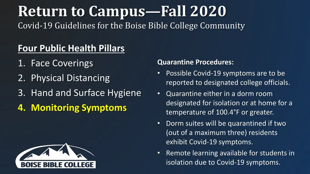 return to campus fall 2020 covid 19 guidelines 7