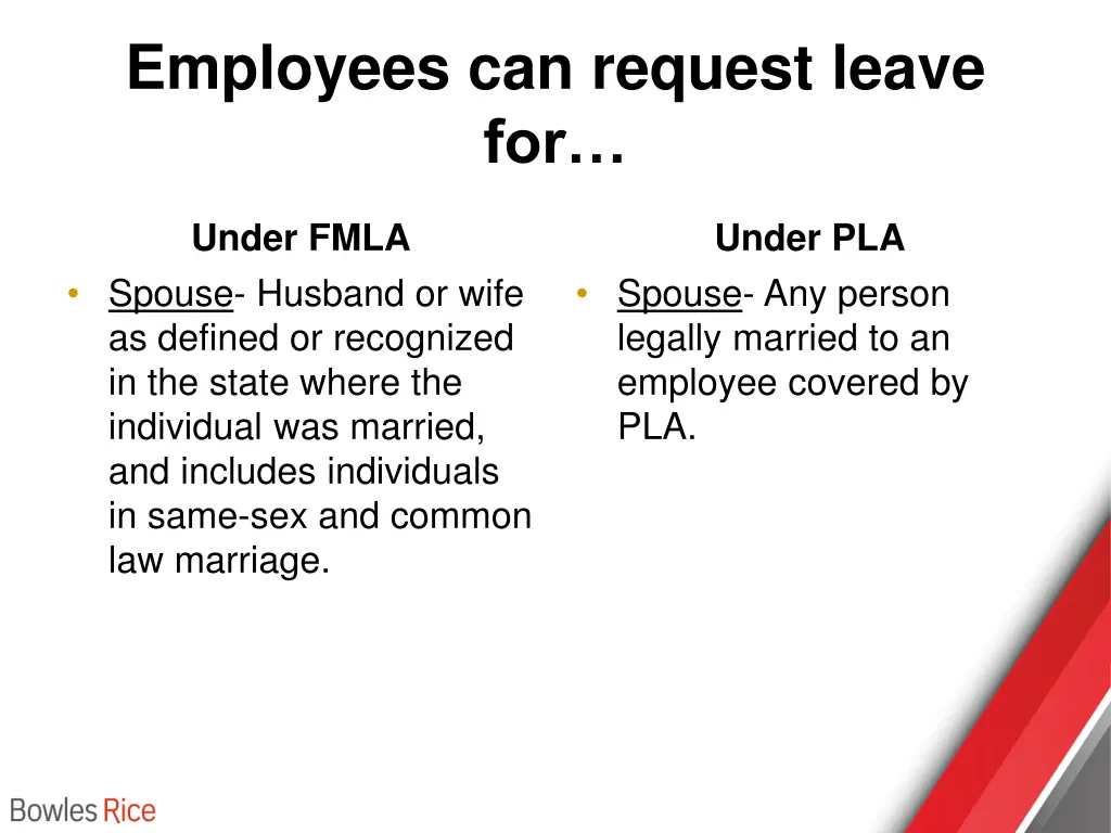 employees can request leave for 1