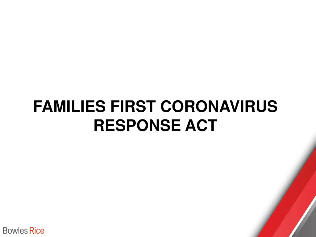 families first coronavirus response act