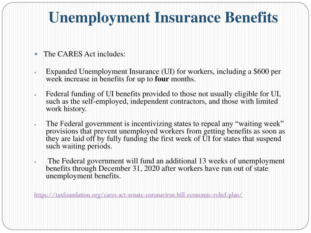 unemployment insurance benefits