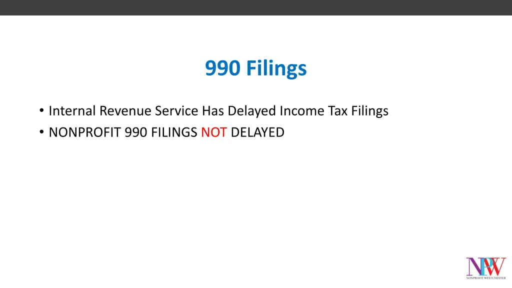 990 filings