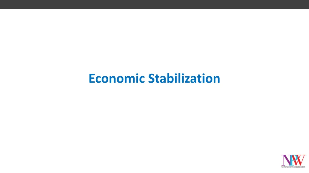 economic stabilization