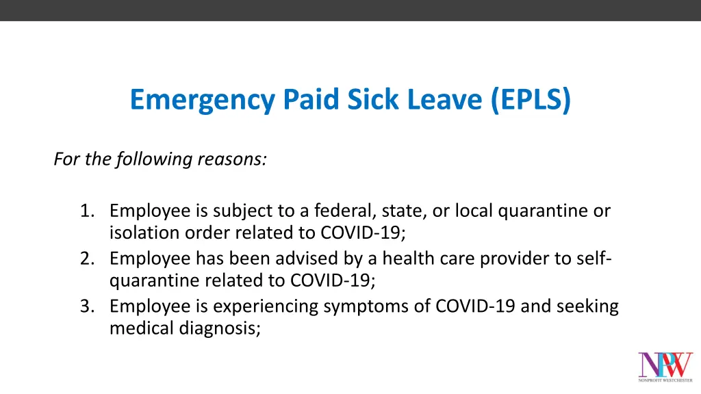 emergency paid sick leave epls 1