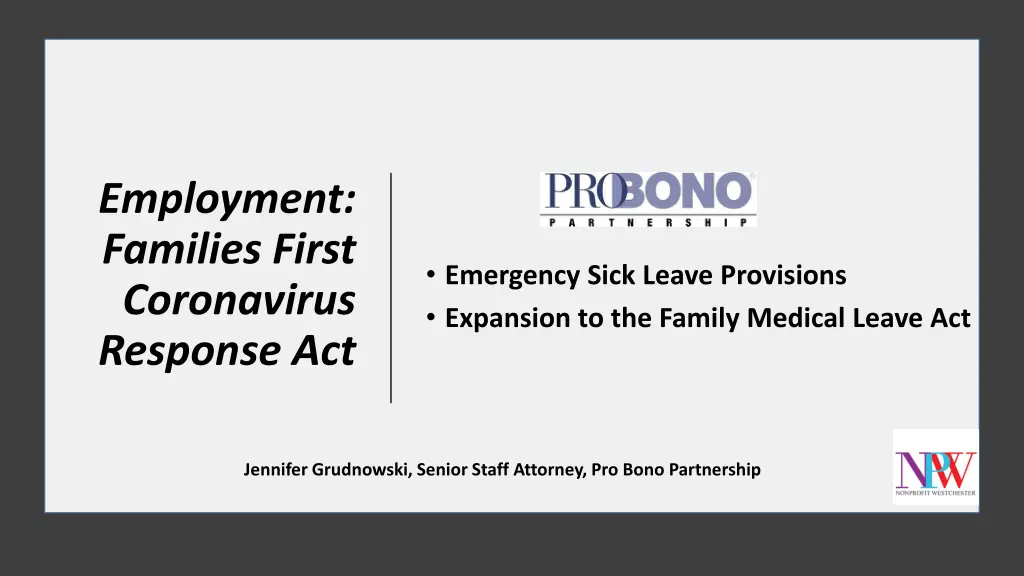 employment families first coronavirus response act