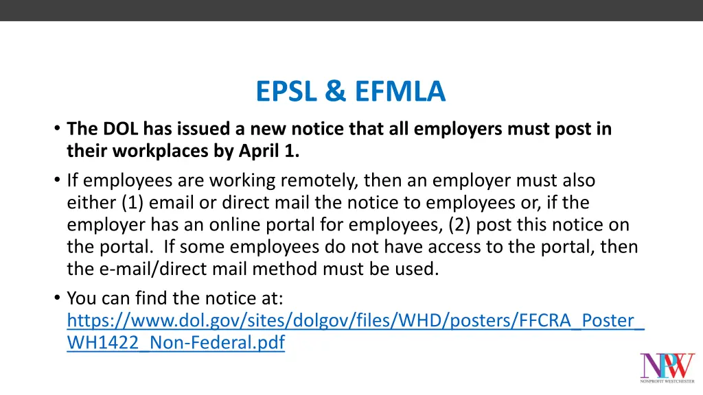 epsl efmla