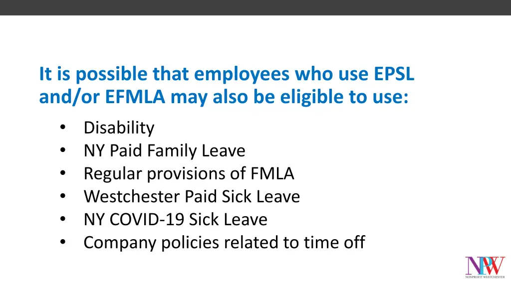 it is possible that employees who use epsl