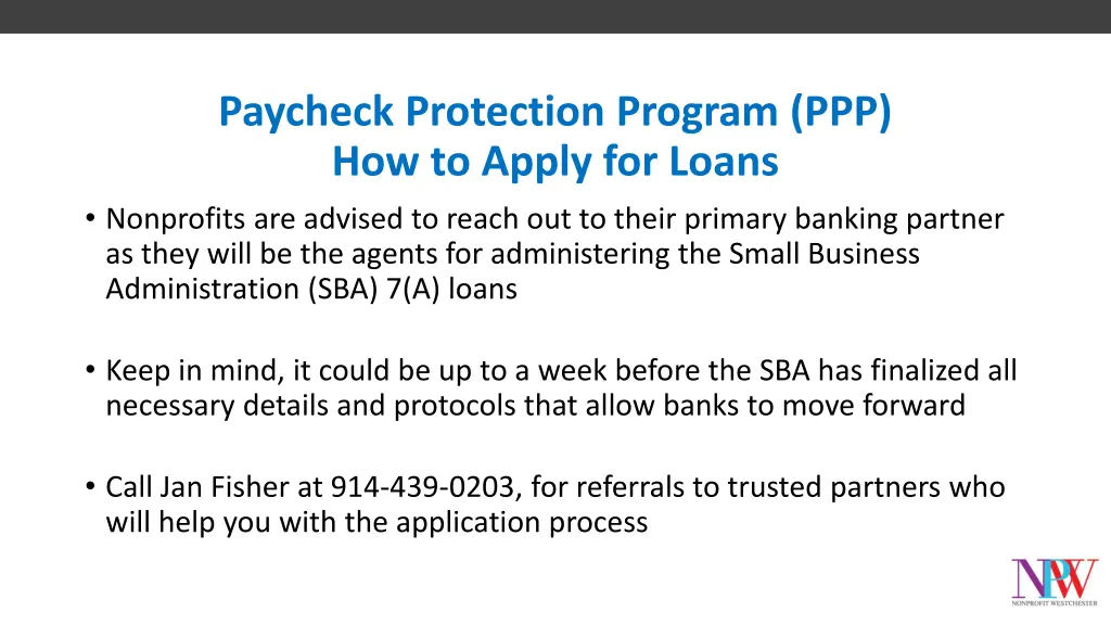 paycheck protection program ppp how to apply