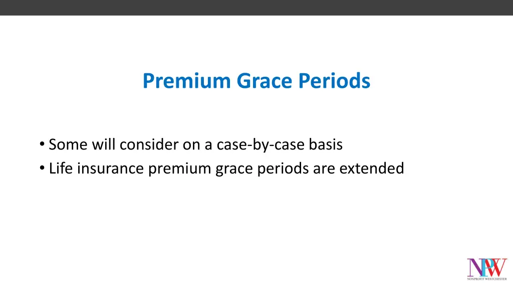 premium grace periods