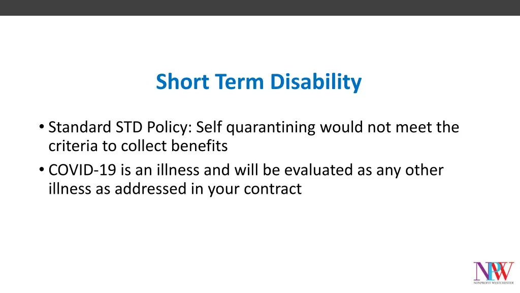 short term disability