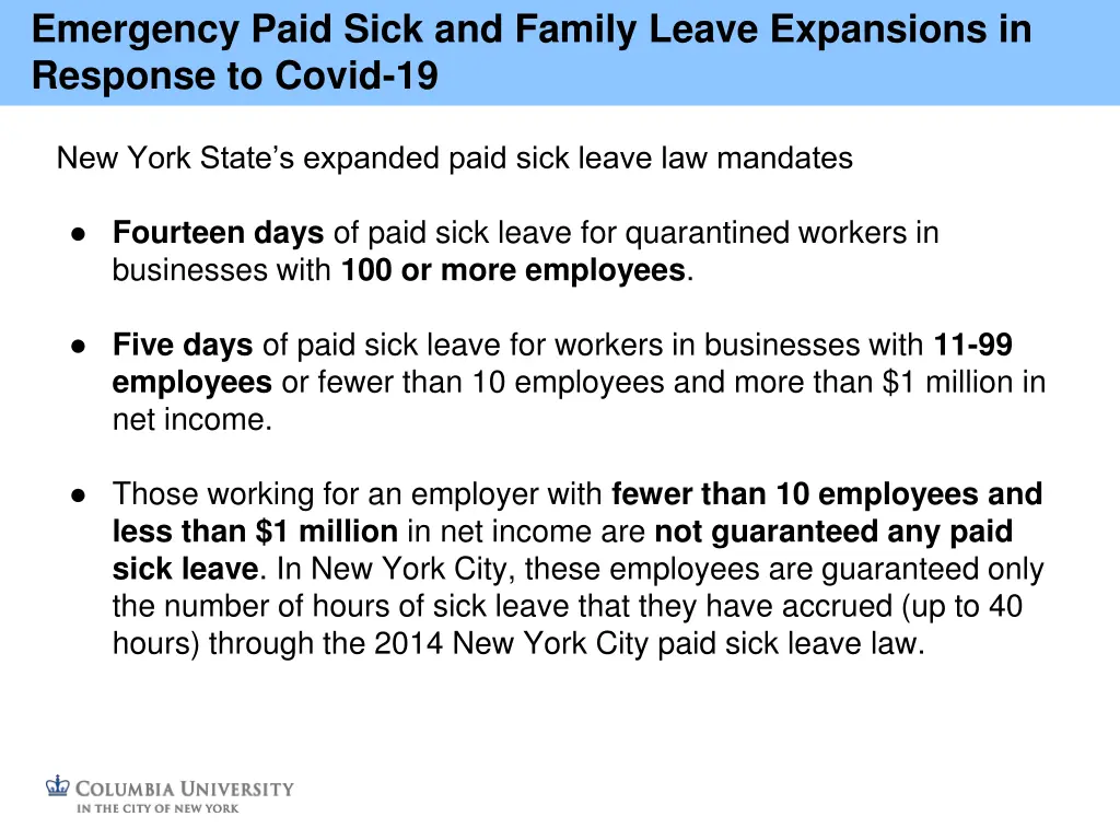 emergency paid sick and family leave expansions 2