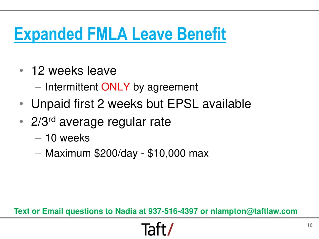 expanded fmla leave benefit