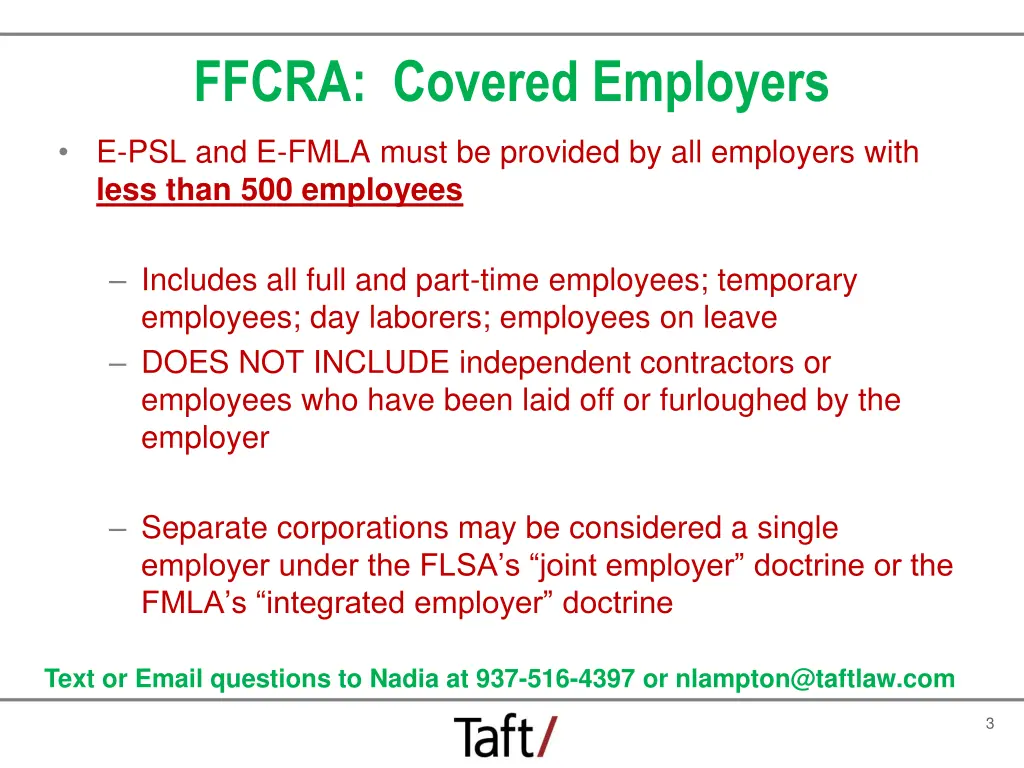 ffcra covered employers