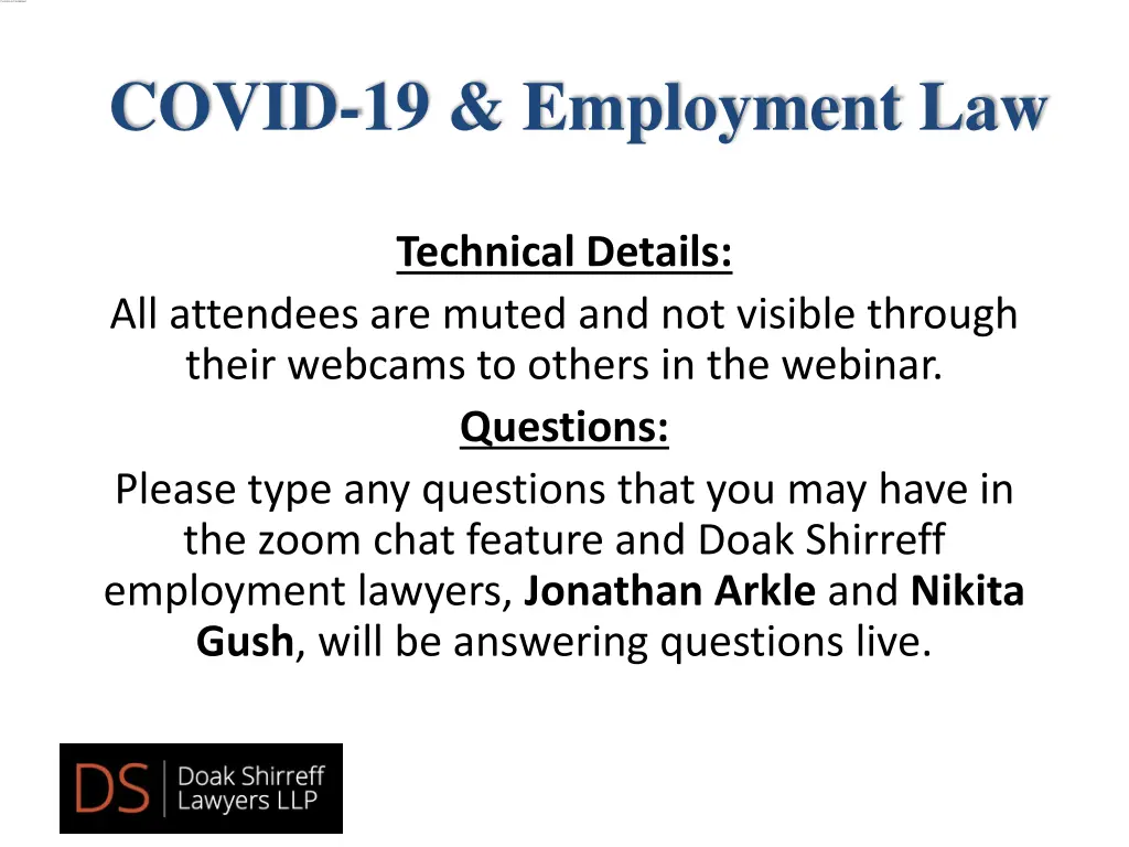 covid 19 employment law 2