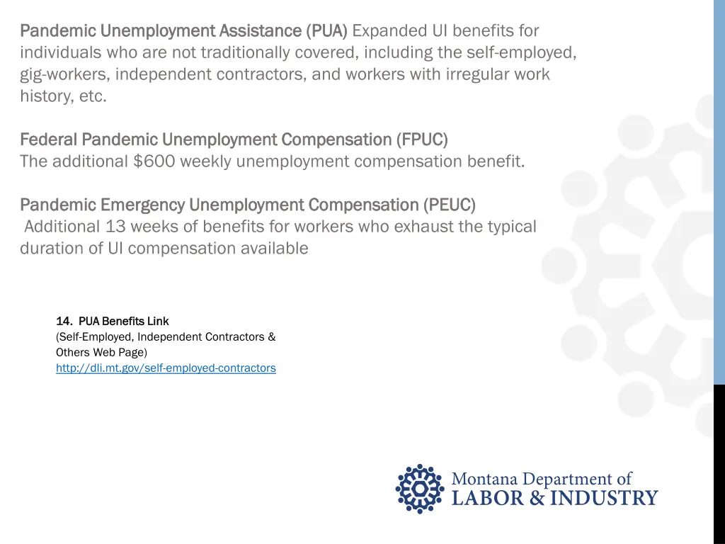 pandemic pandemic unemployment assistance