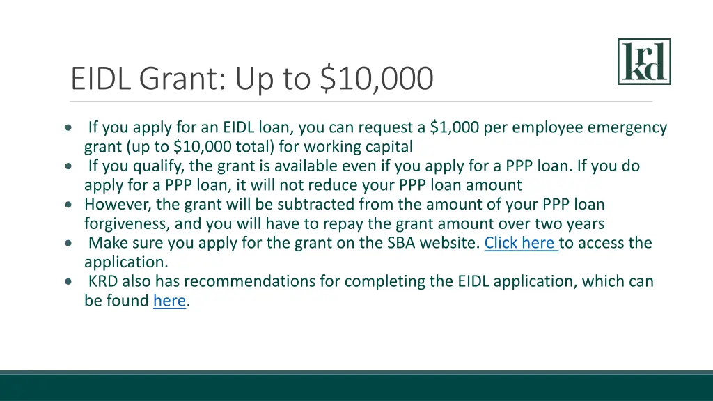 eidl grant up to 10 000