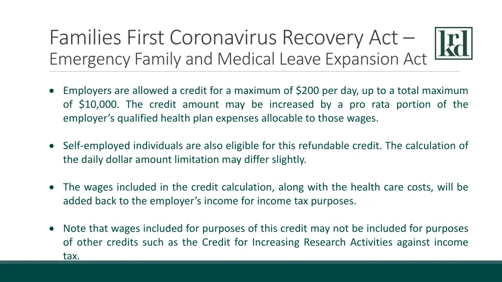 families first coronavirus recovery act emergency 5