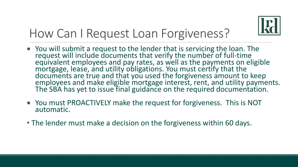 how can i request loan forgiveness you will