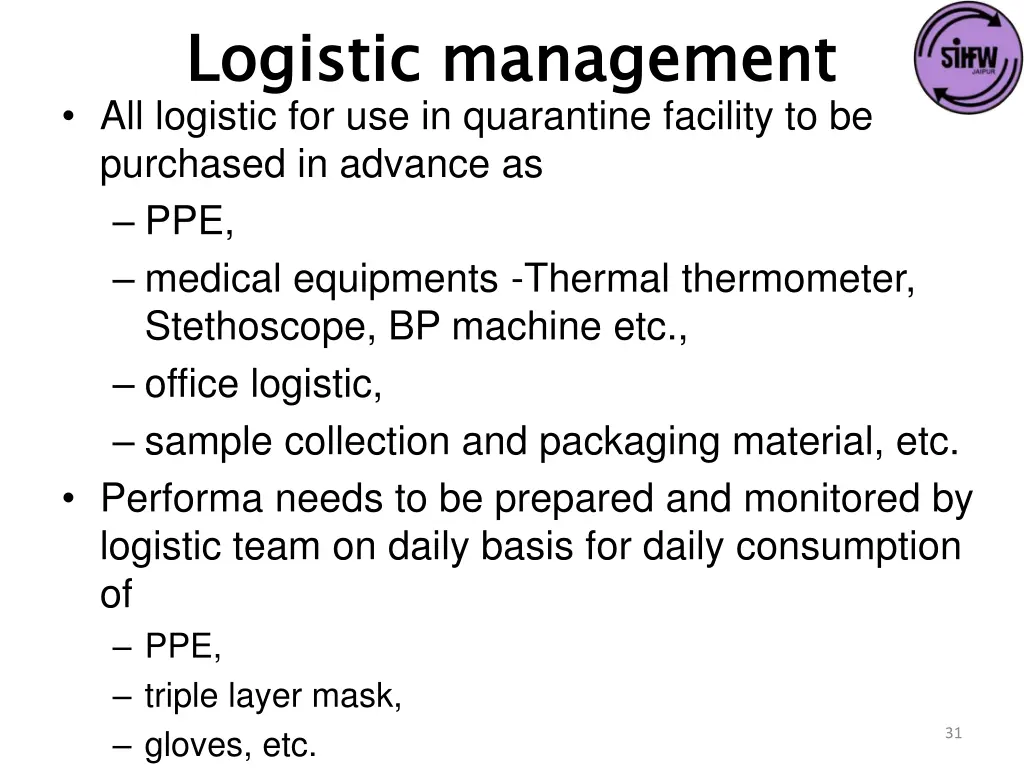 logistic management all logistic