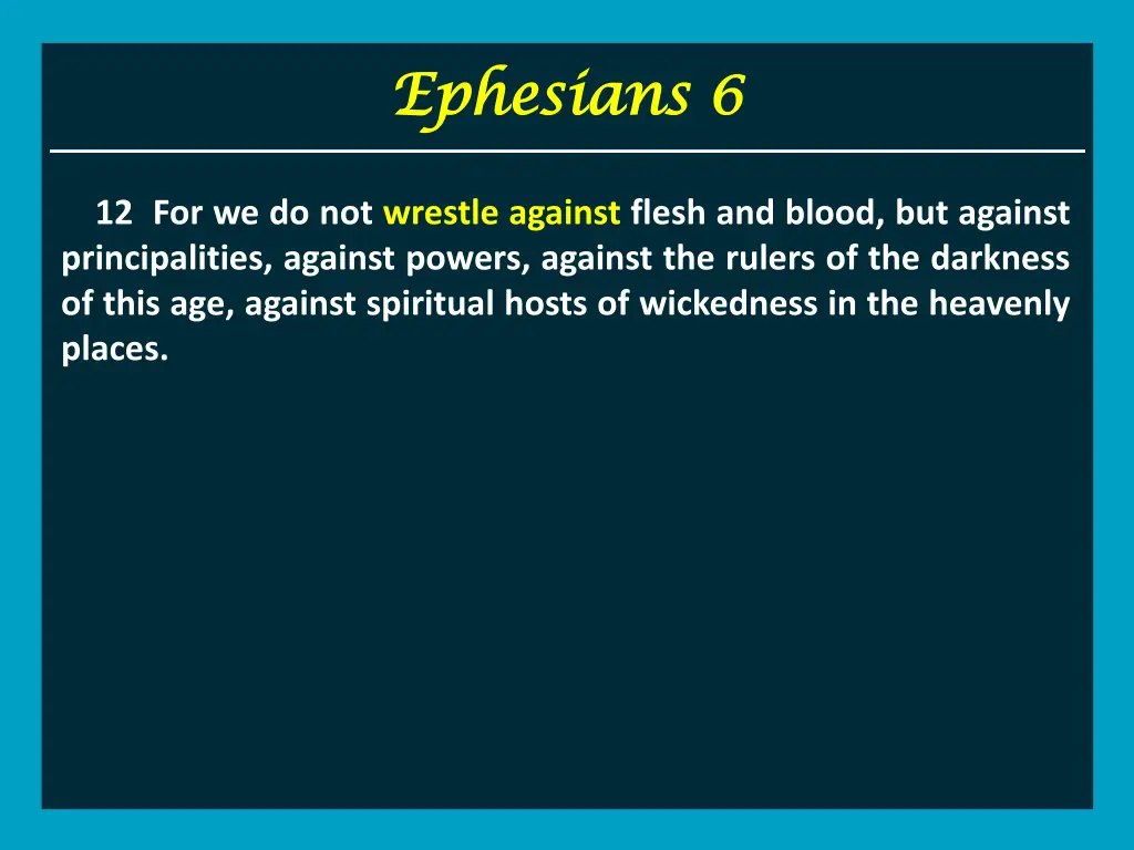 ephesians 6 ephesians 6