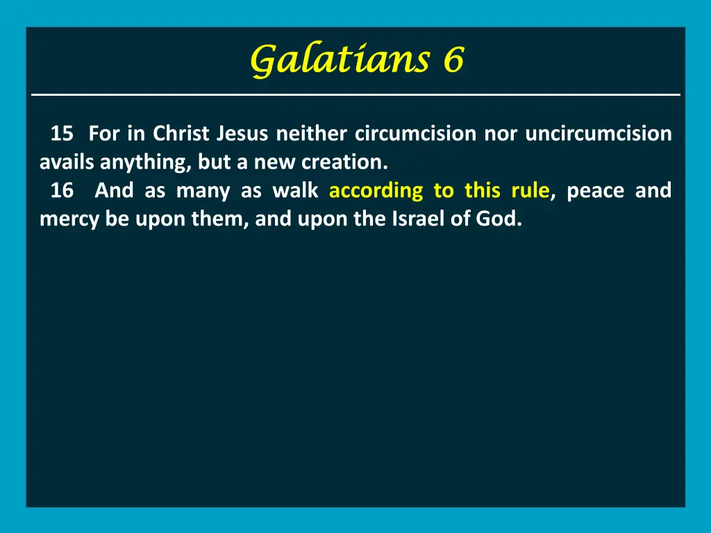 galatians 6 galatians 6