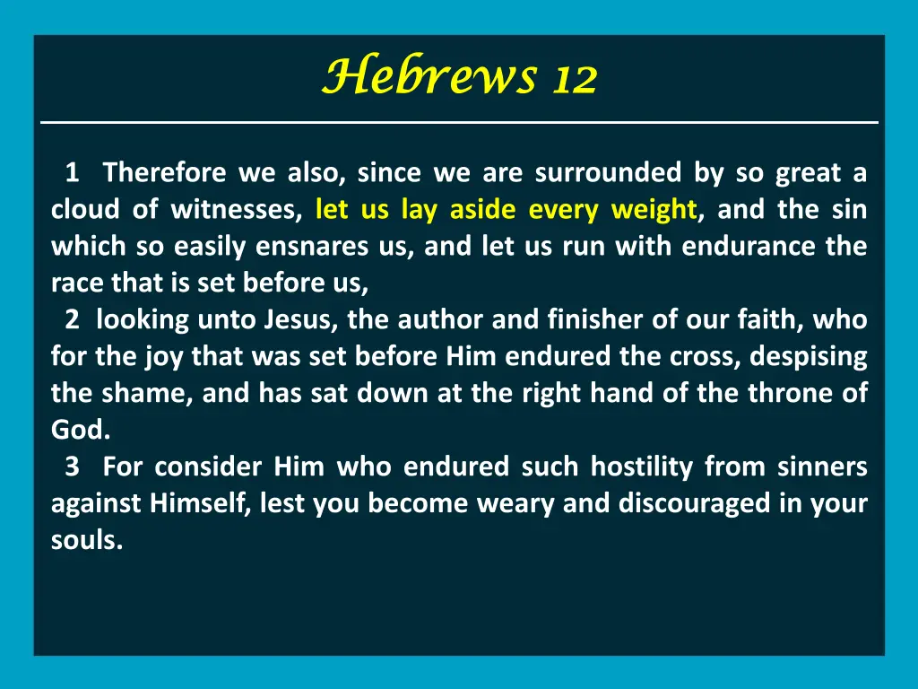 hebrews 12 hebrews 12