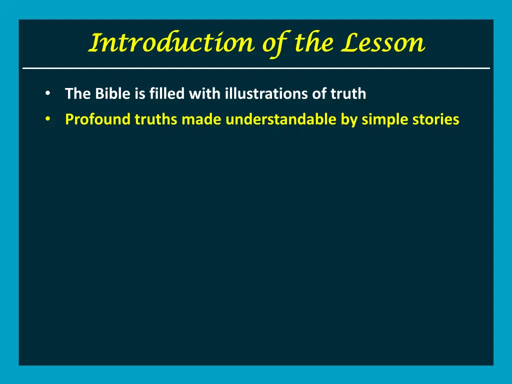 introduction of the lesson introduction 2