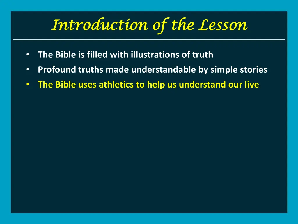 introduction of the lesson introduction 3