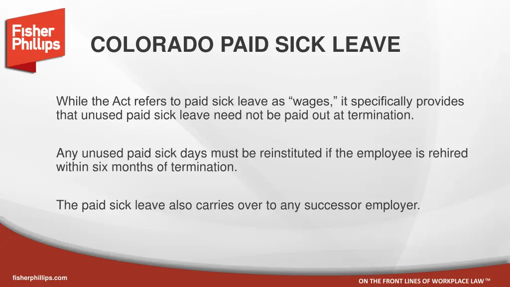 colorado paid sick leave 2