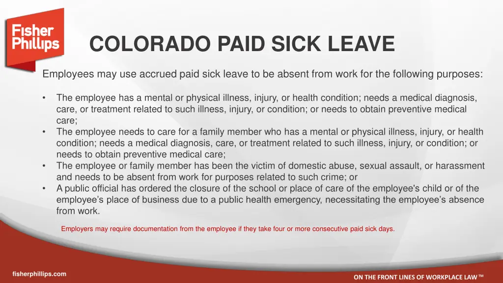 colorado paid sick leave 3