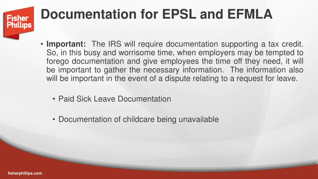 documentation for epsl and efmla