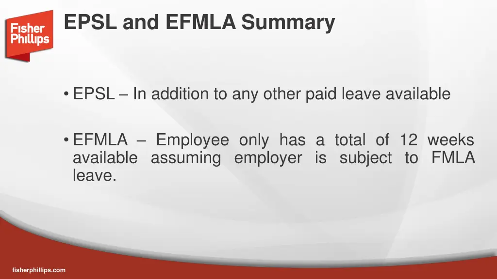 epsl and efmla summary