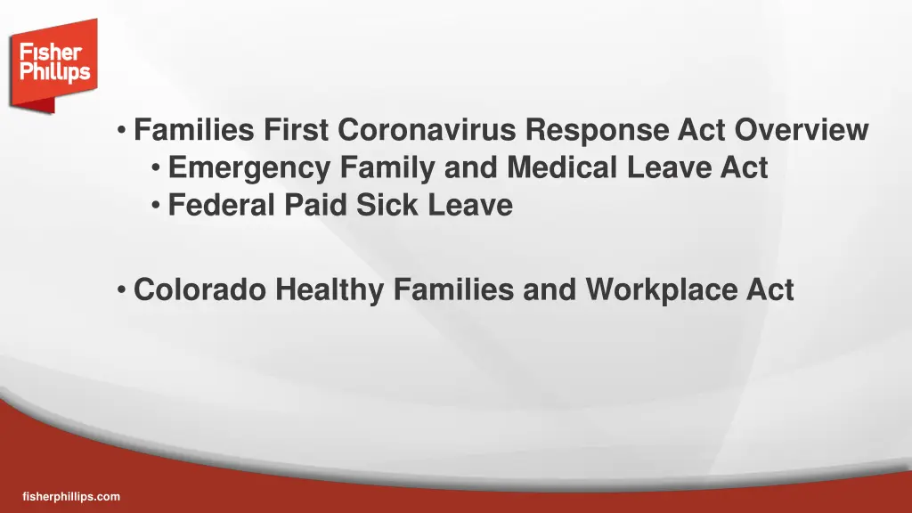 families first coronavirus response act overview