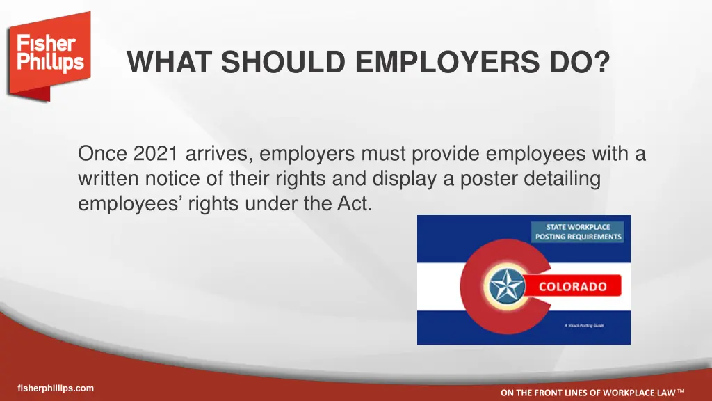 what should employers do 1