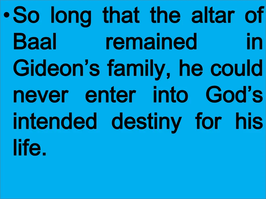 so so long baal baal gideon s gideon s family