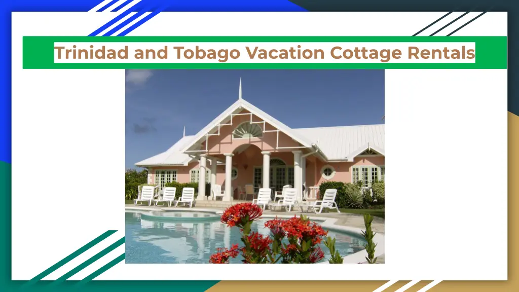 trinidad and tobago vacation cottage rentals