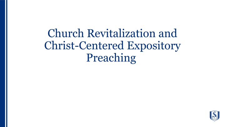 church revitalization and christ centered