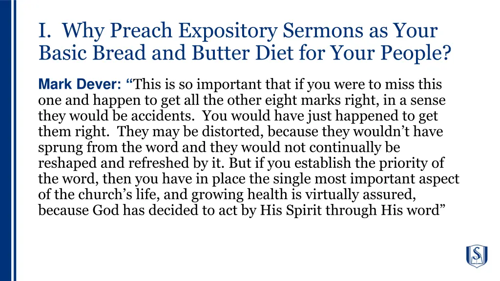 i why preach expository sermons as your basic 2