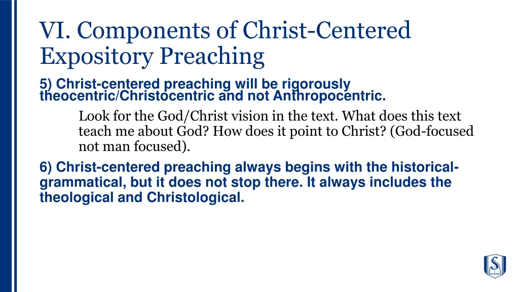 vi components of christ centered expository 2