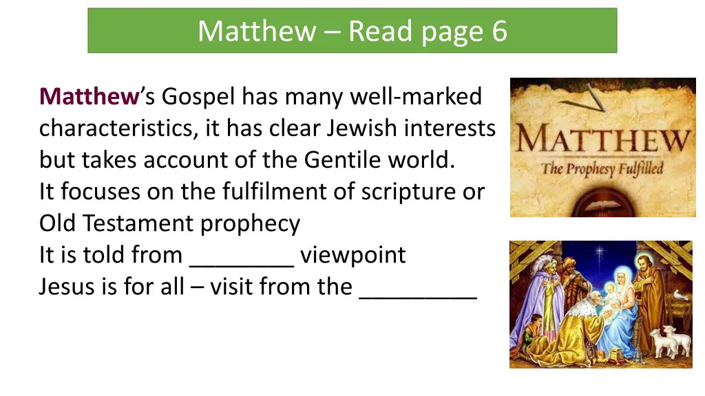 matthew read page 6