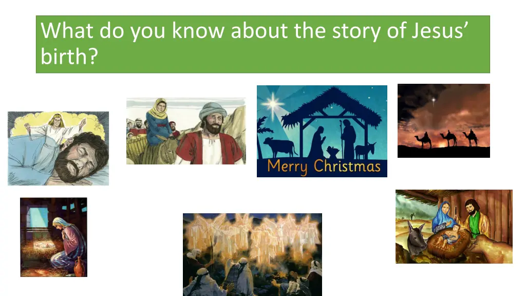 what do you know about the story of jesus birth