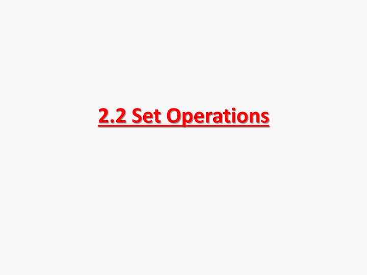 2 2 set operations