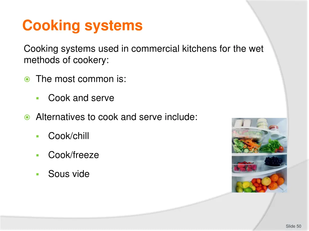 cooking systems