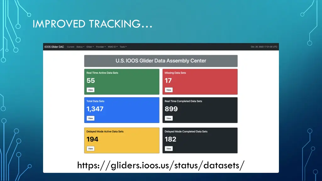 improved tracking